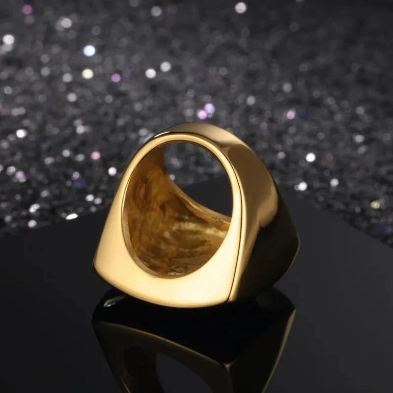 Chevaliere Femme Or Jaune : Plaqué Or Élégant 4 Chevaliere Femme Or Jaune : Plaqué Or Élégant – Image 4