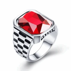 Chevalière Homme Acier :Une Apparence Élégante