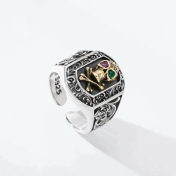 Chevalière Homme Argent Tete De Mort 5 Chevalière Homme Argent Tete De Mort -Samfuryus Soldes Boutique Chevaliere Homme Argent Tete de Mort 2