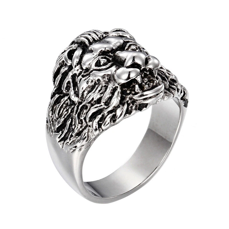 Chevalière Tête De Lion : Élégance Sauvage 2 Chevalière Tête De Lion : Élégance Sauvage – Image 2