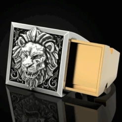 Chevalière Tête De Lion : La Beauté Du Lion -Samfuryus Soldes Boutique Chevaliere Tete de Lion La Beaute du Lion 3