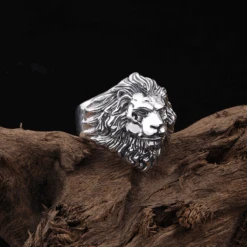 Chevalière à Tête De Lion : Style Lion -Samfuryus Soldes Boutique Chevaliere a Tete de Lion Style Lion 2