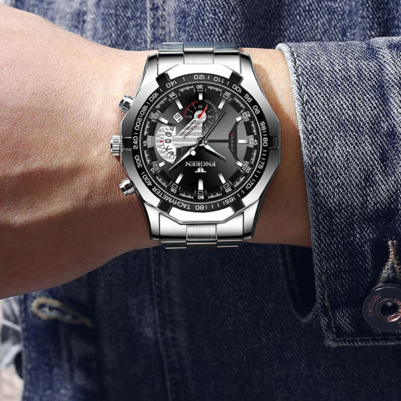 Montre Argent Homme : Élégance Métallique 2 Montre Argent Homme : Élégance Métallique – Image 2