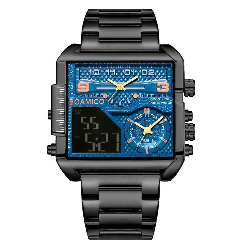 Montre Carrée Homme: Fusion De Formes 1 Montre Carrée Homme: Fusion De Formes