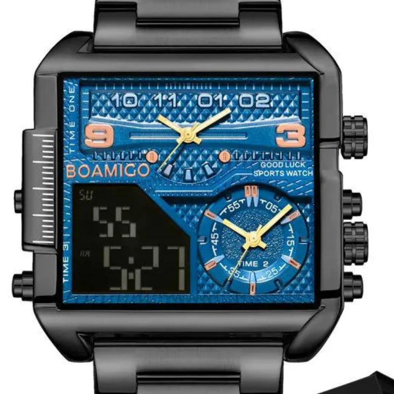 Montre Carrée Homme: Fusion De Formes 2 Montre Carrée Homme: Fusion De Formes – Image 2