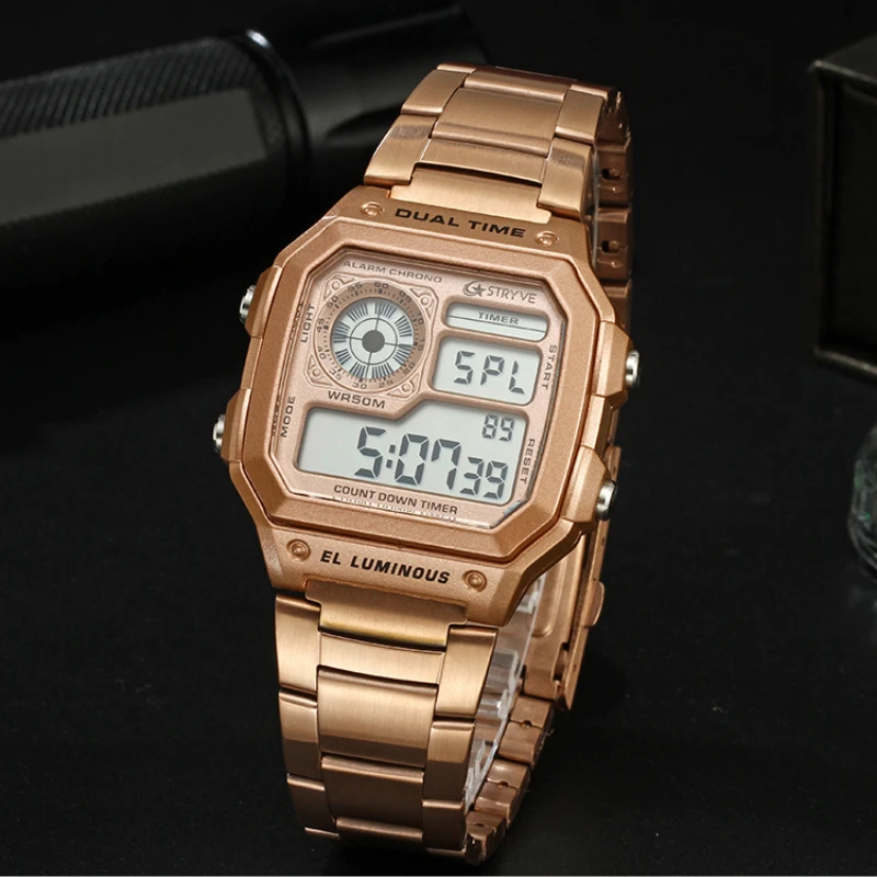 Montre Carrée Homme: Silhouette Carrée 3 Montre Carrée Homme: Silhouette Carrée – Image 3