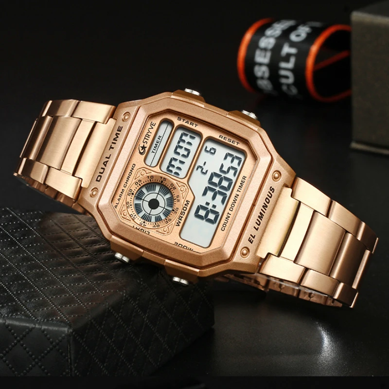 Montre Carrée Homme: Silhouette Carrée 2 Montre Carrée Homme: Silhouette Carrée – Image 2