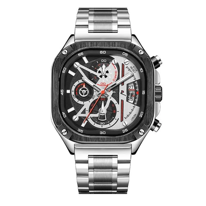 Montre Carrée Homme: Style Affirmé 1 Montre Carrée Homme: Style Affirmé