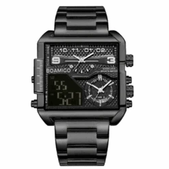 Montre Carrée Homme: Symphonie Géométrique