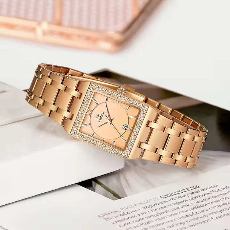 Montre Carrée Femme: Charme Et Précision 2 Montre Carrée Femme: Charme Et Précision – Image 2