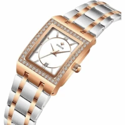 Montre Carrée Femme: Courbes Délicates 7 Montre Carrée Femme: Courbes Délicates -Samfuryus Soldes Boutique Montre Femme Carre Elegante 3