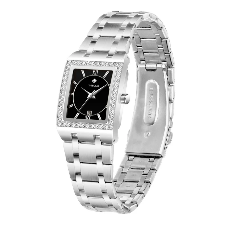 Montre Carrée Femme: Glamour Géométrique 2 Montre Carrée Femme: Glamour Géométrique – Image 2