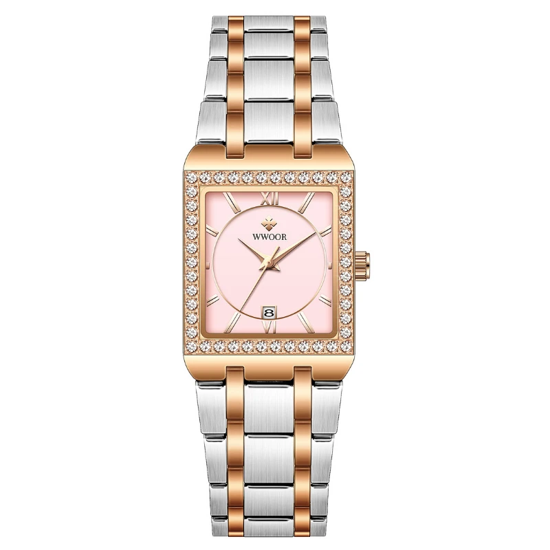 Montre Carrée Femme: Éclat Féminin 1 Montre Carrée Femme: Éclat Féminin