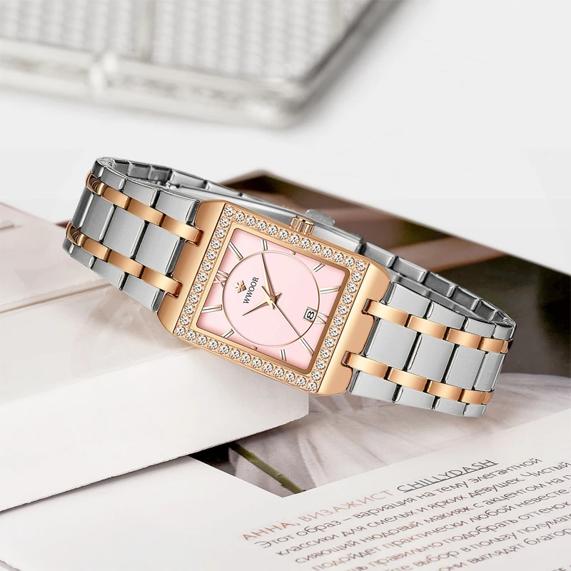 Montre Carrée Femme: Éclat Féminin 2 Montre Carrée Femme: Éclat Féminin – Image 2