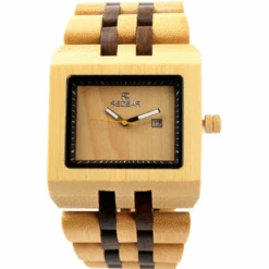 Montre Homme Carrée En Bois Design