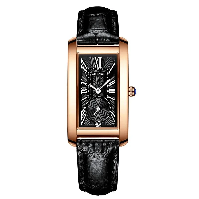 Montre Noire Femme Élégance Discrète 1 Montre Noire Femme Élégance Discrète