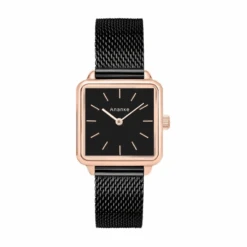 Montre Noire Femme Sophistiquée
