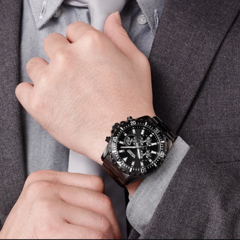 Montre Noire Homme : Modèles Éblouissants 3 Montre Noire Homme : Modèles Éblouissants – Image 3