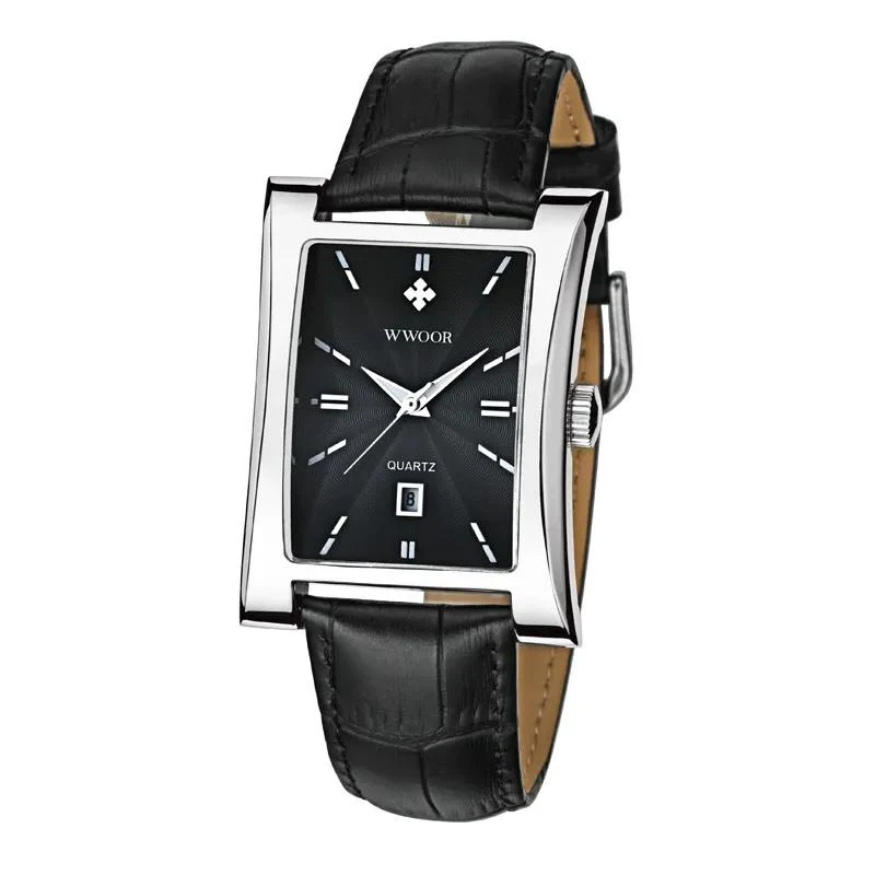 Montre Rectangulaire Homme: Allure Exceptionnelle 2 Montre Rectangulaire Homme: Allure Exceptionnelle – Image 2