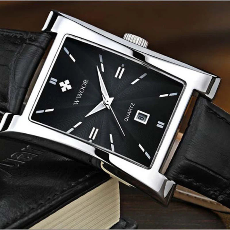 Montre Rectangulaire Homme: Allure Exceptionnelle 4 Montre Rectangulaire Homme: Allure Exceptionnelle – Image 4