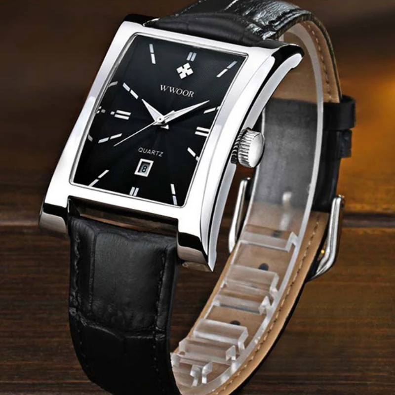 Montre Rectangulaire Homme: Allure Exceptionnelle 3 Montre Rectangulaire Homme: Allure Exceptionnelle – Image 3