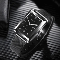 Montre Rectangulaire Homme: L'Art Du Temps 5 Montre Rectangulaire Homme: L'Art Du Temps -Samfuryus Soldes Boutique Montre Rectangulaire Homme L Art du Temps 1