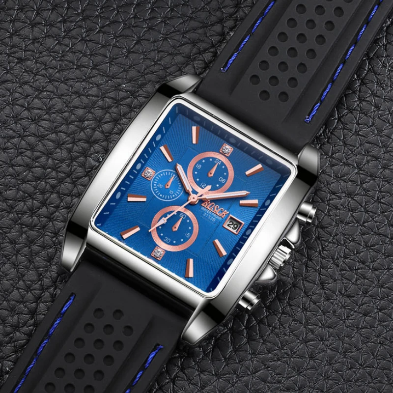 Montre Rectangulaire Homme: L'Équilibre Du Temps 2 Montre Rectangulaire Homme: L'Équilibre Du Temps – Image 2