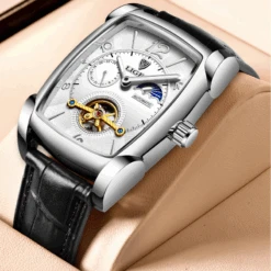 Montre Rectangulaire Homme: Luxe Épuré -Samfuryus Soldes Boutique Montre Rectangulaire Homme Luxe Epure 2