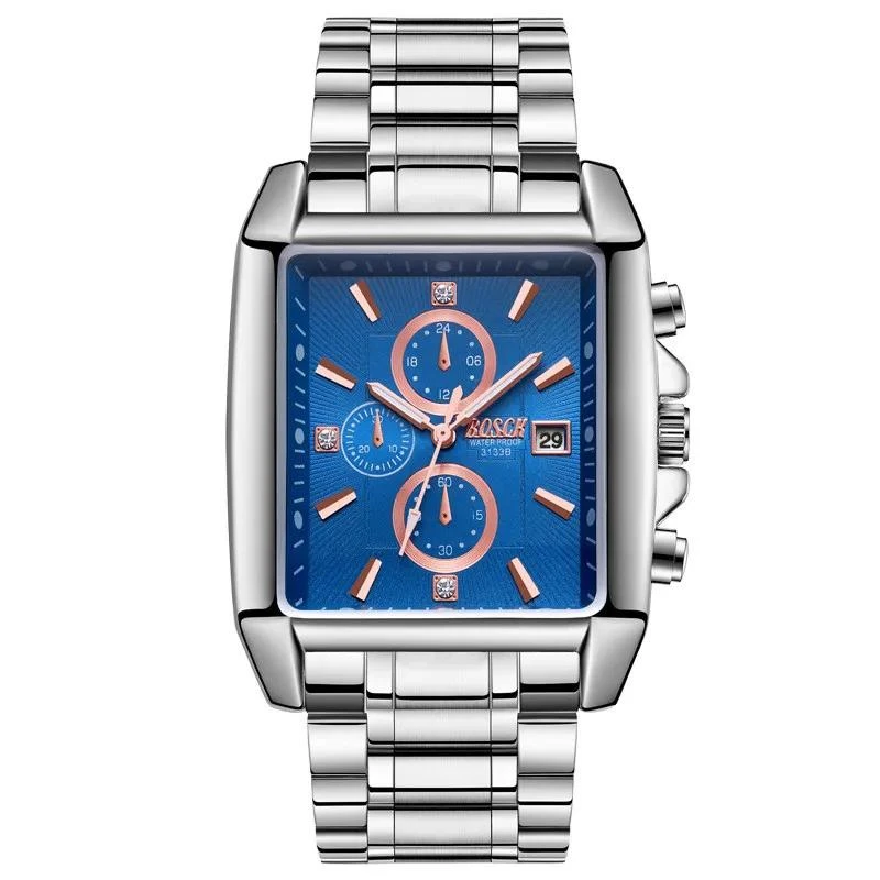 Montre Rectangulaire Homme: Perfection Temporelle 1 Montre Rectangulaire Homme: Perfection Temporelle