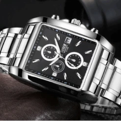 Montre Rectangulaire Homme: Symphonie Temporelle 9 Montre Rectangulaire Homme: Symphonie Temporelle -Samfuryus Soldes Boutique Montre Rectangulaire Homme Symphonie Temporelle 3