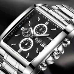 Montre Rectangulaire Homme: Symphonie Temporelle 8 Montre Rectangulaire Homme: Symphonie Temporelle -Samfuryus Soldes Boutique Montre Rectangulaire Homme Symphonie Temporelle 4