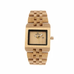 Montre Carrée En Bois Pour Hommes